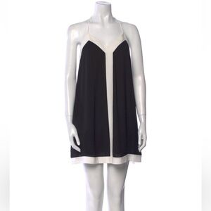 Alice and Olivia V-Neck Mini Dress